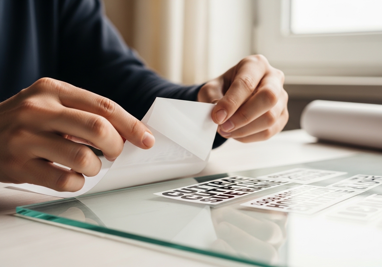 ステッカーシートを選んで貼るセミオーダーのイメージ